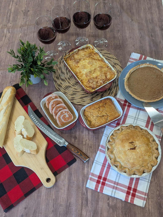 Menu des temps des fêtes.